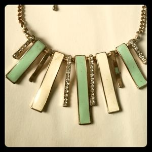 Terquoise and white necklace